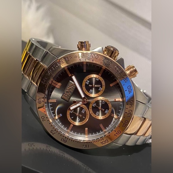 HB1513339 - Hugo Boss Men’s Ikon Two-Tone Chronograph Watch - Picture 2 of 11
